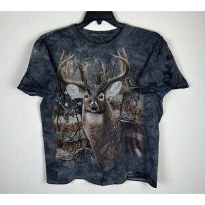 Men’s Y2k 2013 The Mountain Deer Big Graphic T-Shirt / Large